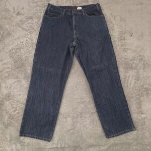 Eddie Bauer Men's Flannel Lined Jeans Men's Size W36in. x L31in. Relaxed Fit‎